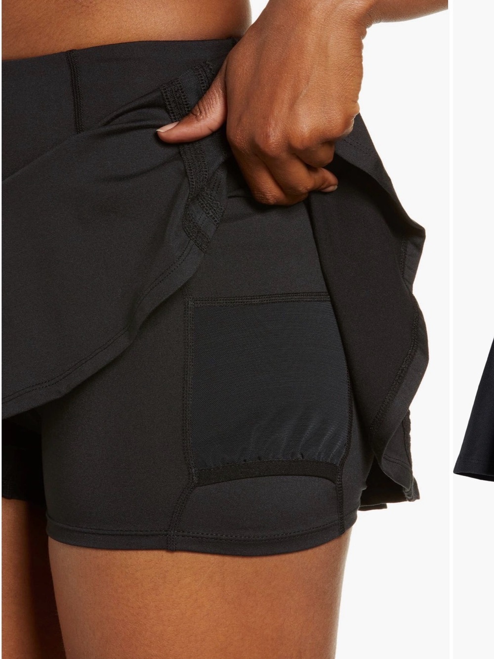 FP Movement by Free People Black Pleats and Thank Skort - Small - Picture 2 of 12